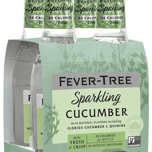 Fever-Tree Sparkling Cucumber Water 24/200mL Bottles for wholesale by L&F Universal Goods