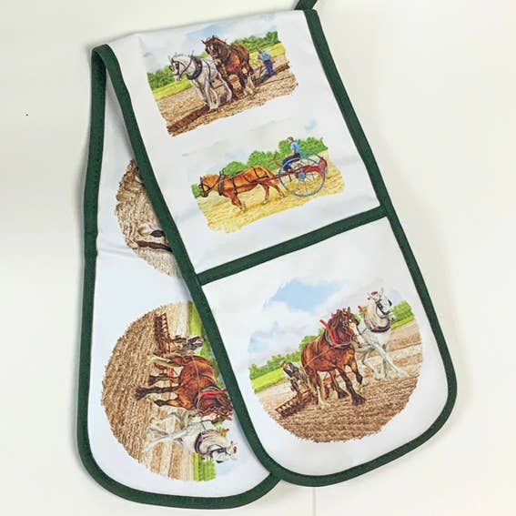 Heavy Horses Double oven Glove for wholesale by Robinson Collection