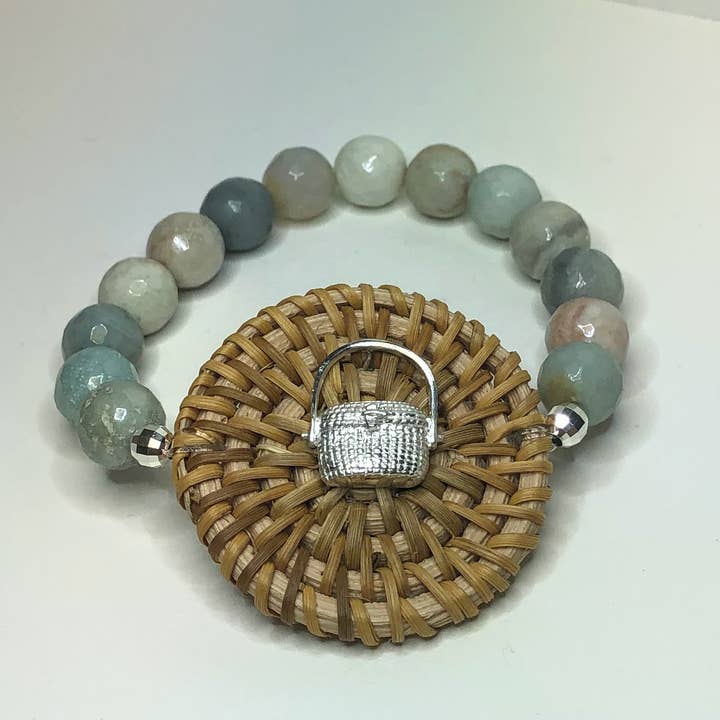 Nantucket Basket Basket Top Bracelet for wholesale by Fishgirl Designs