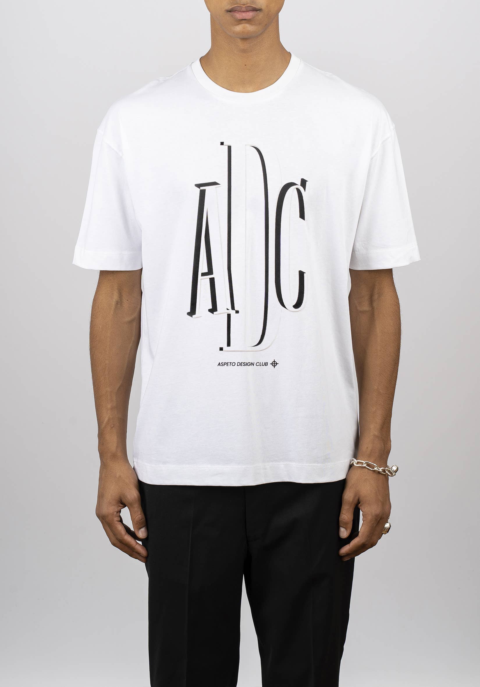 White ADC T-SHIRT for wholesale on Faire1