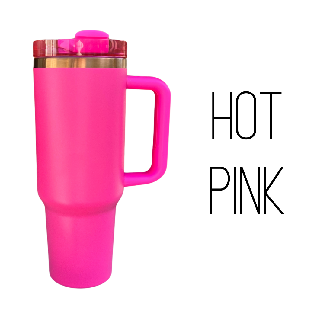 Sublimation Kings of Florida - Wholesale Insulated Mug/Tumbler - 40oz Colored Copper Tumbler with Handle | Powder Coated3