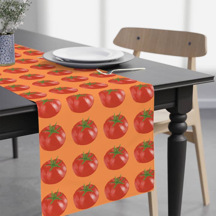 Tomato Paper Table Runner for wholesale by Hey Y'all Party