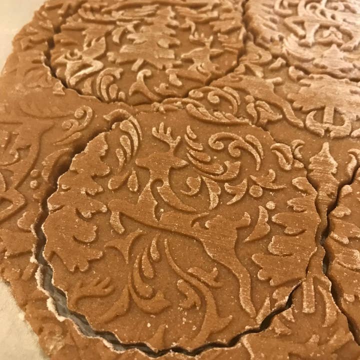 Sweet Rolling Pins - Wholesale Rolling pin - Embossed Prancing Reindeer Rolling Pin – Pottery3