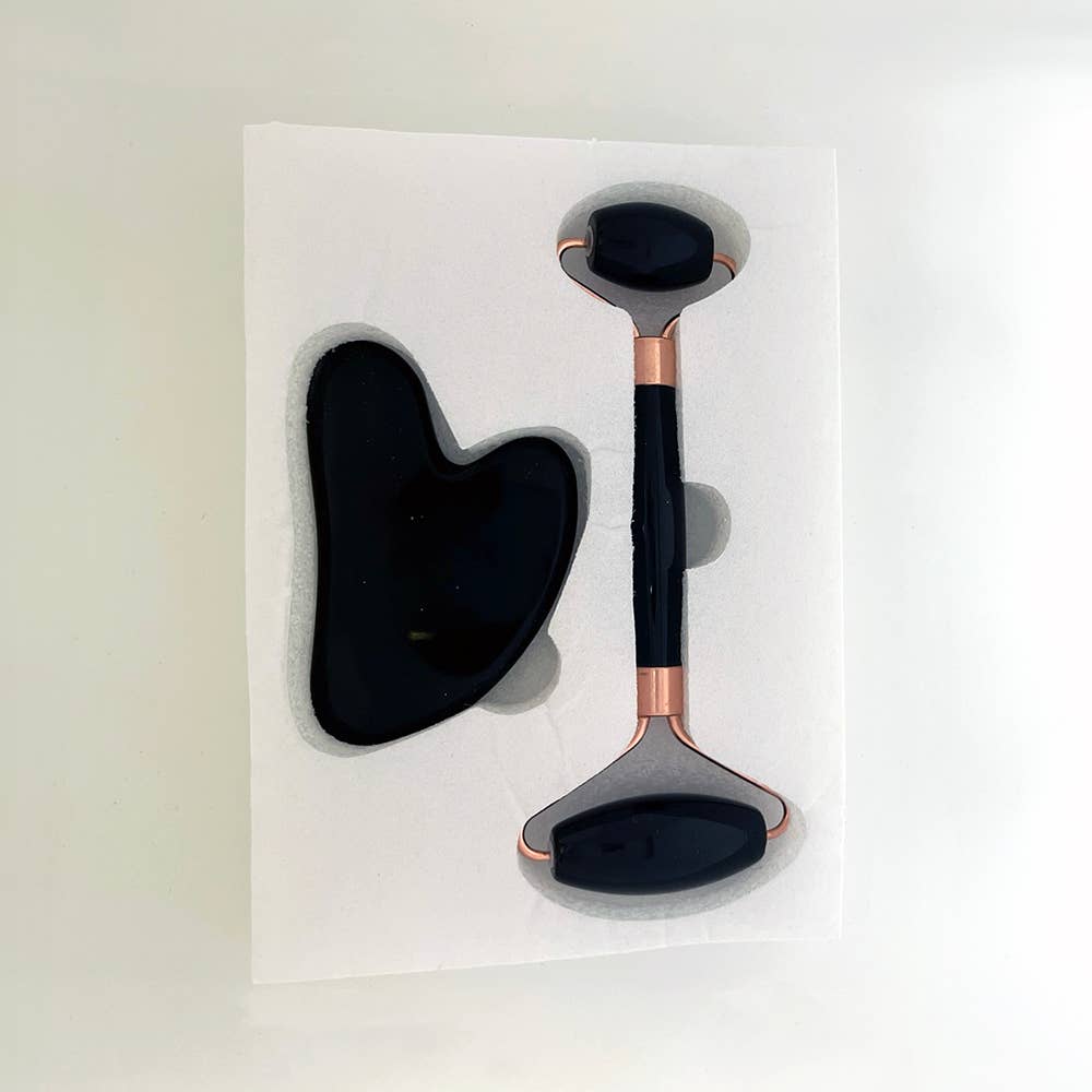 VIE - Wholesale Gua Sha Tool - Gua Sha and Crystal Face Roller Gift Set2