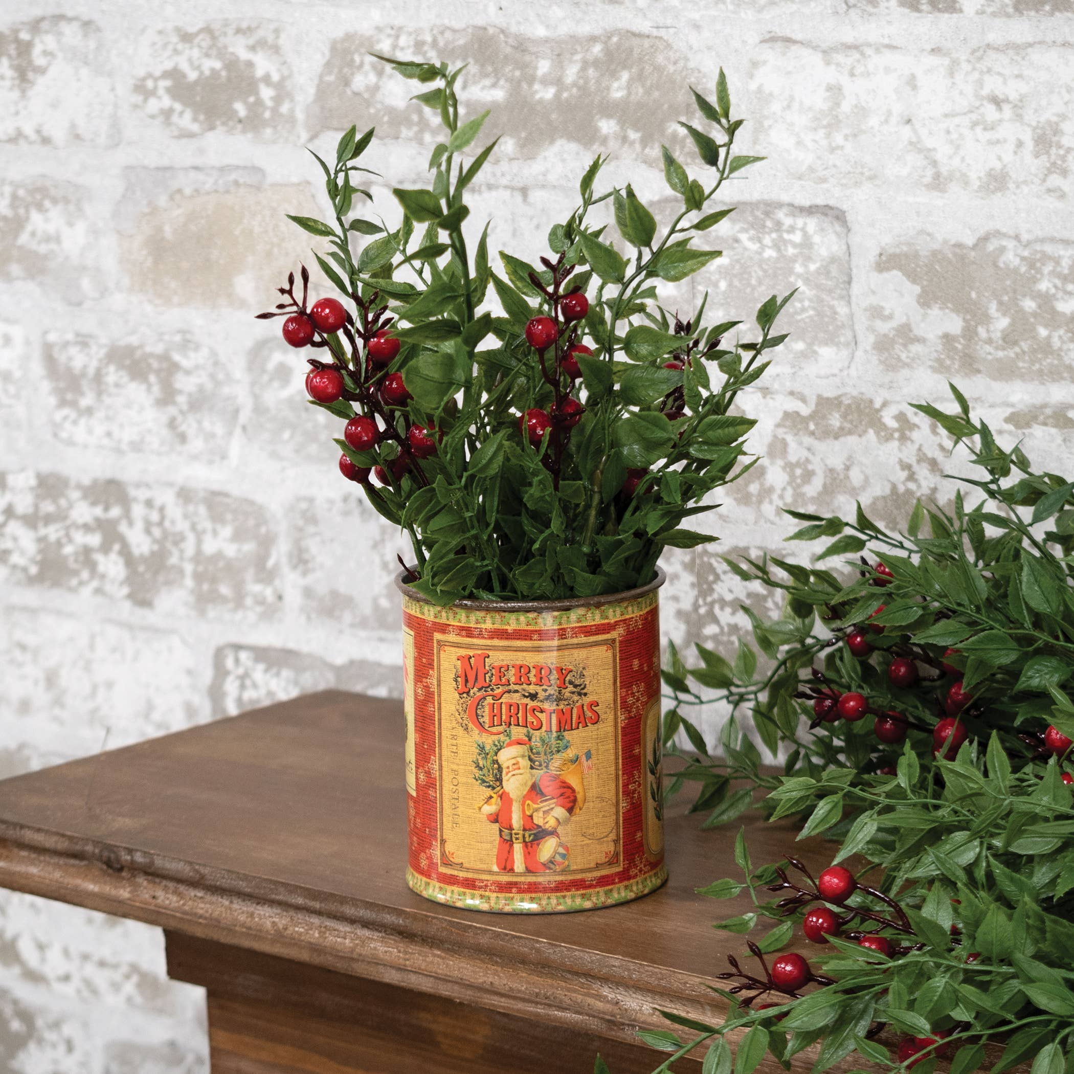 Col House Designs - Vente Décoration de Noël - Santa Can-étain5