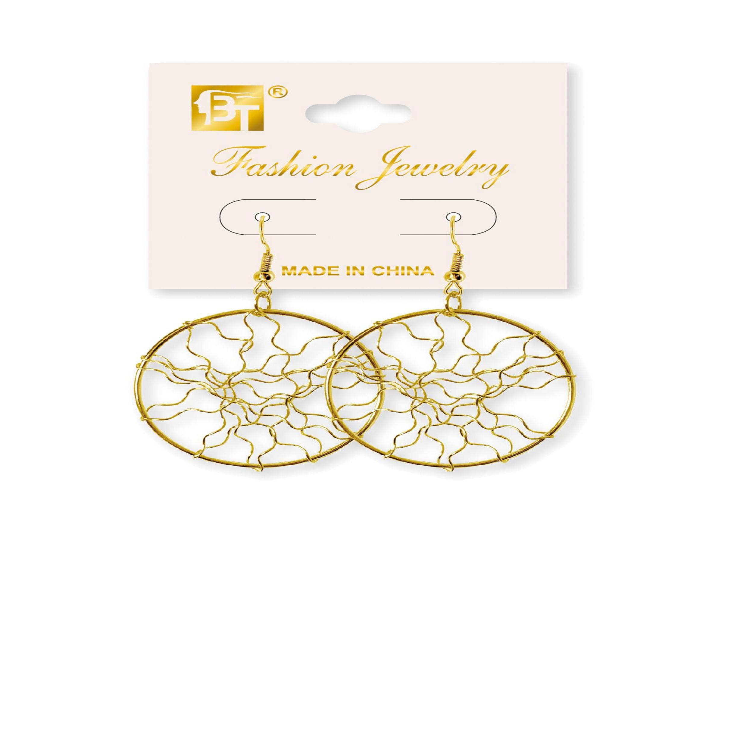 KT Supply - Wholesale Retailer Display - Jewelry - Hook Earrings 35Mmx40Mm0