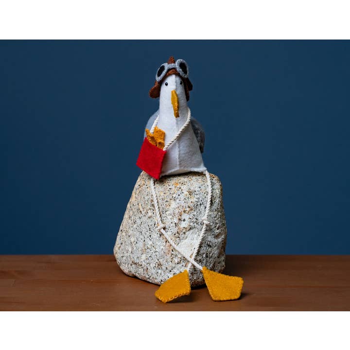 Genius Premium Craft - Wholesale Craft Sewing Kit - Felt Seagull Sewing Kit - Coastal or City Seagull