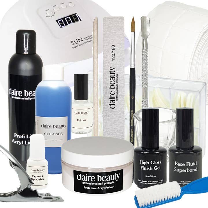 Acrylic set (size L) for wholesale by claire beauty