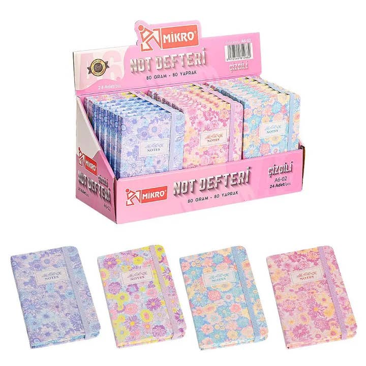 A6-02 Lined Notebook With Stand (24-pack) for wholesale by BlackSun