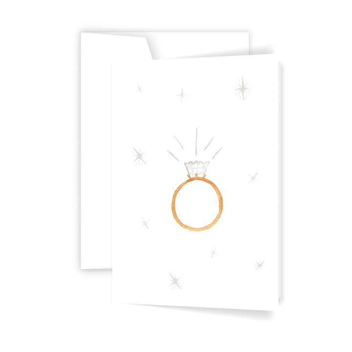 Ellen Walsh Designs - Wholesale Everyday greeting card - Ring Greeting Card