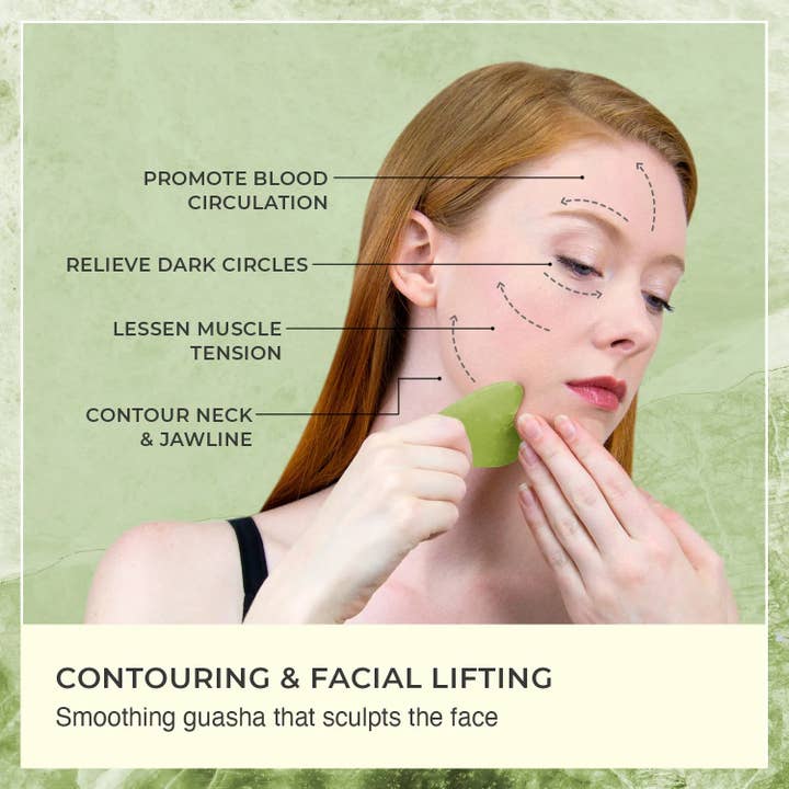 Lindo - Wholesale Gua Sha Tool - Lindo Jade Roller Guasha Kit - Travel Size5