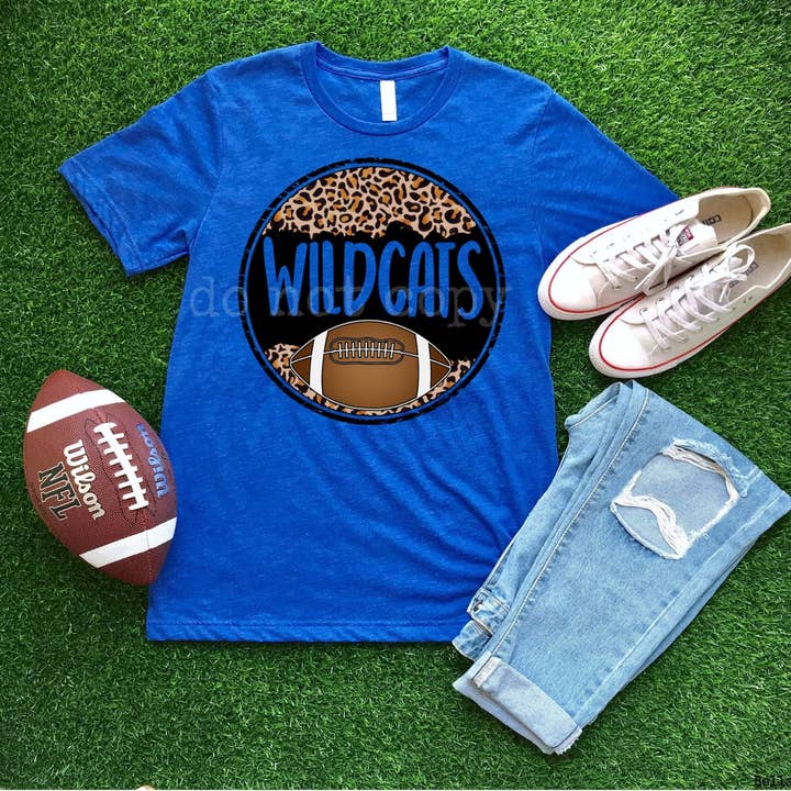 Maglietta da calcio Wildcats per la vendita all'ingrosso da parte di Okie Made Tees