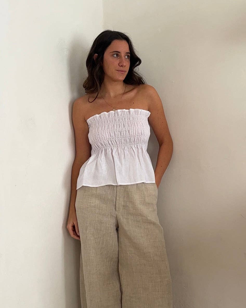 White Feli Top for wholesale on Faire1