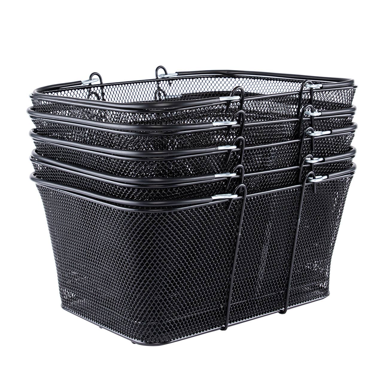 Store Supply Warehouse - Wholesale Shopping Cart - Black Metal Shopping Basket 7