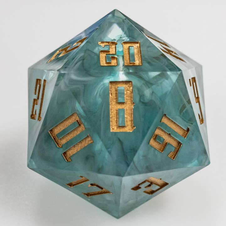 1985 Games - Wholesale Dice - 55mm Tidal Wave Sharp Edge Die5