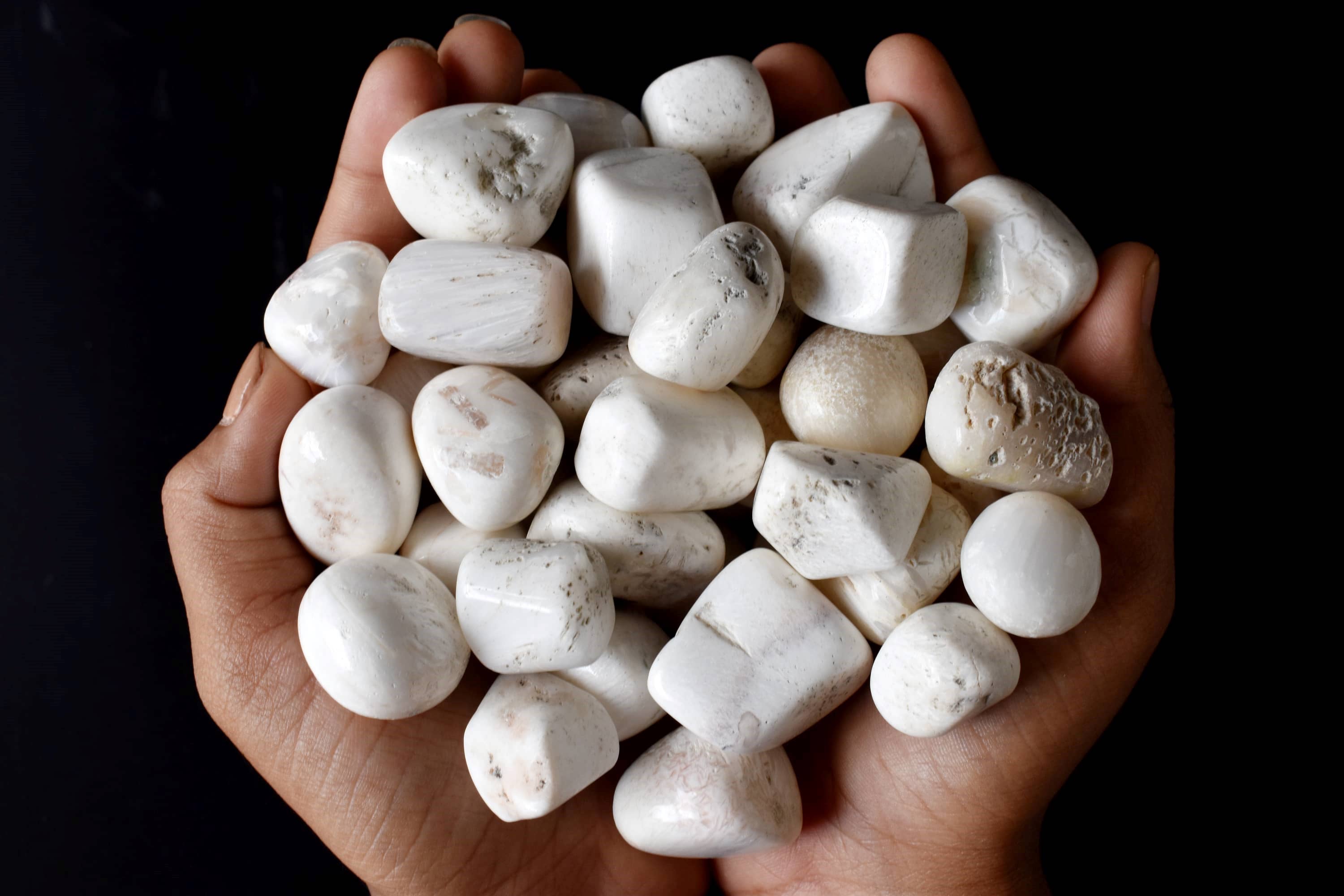 Soothing Crystals – wholesale Spiritual stone/crystal – 1Pc Tumbled Stones | Scolecite | Healing Crystals Stones4