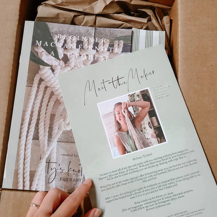 Ty's Knots - Vendita all'ingrosso Artigianato, hobby e fai da te - Nodi macramè per principianti: un libretto tutorial4