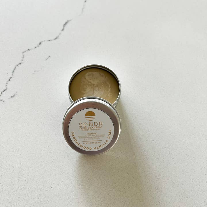 SONDR - Wholesale Deodorant - Unisex - Plastic Free Sandalwood Vanilla Lime