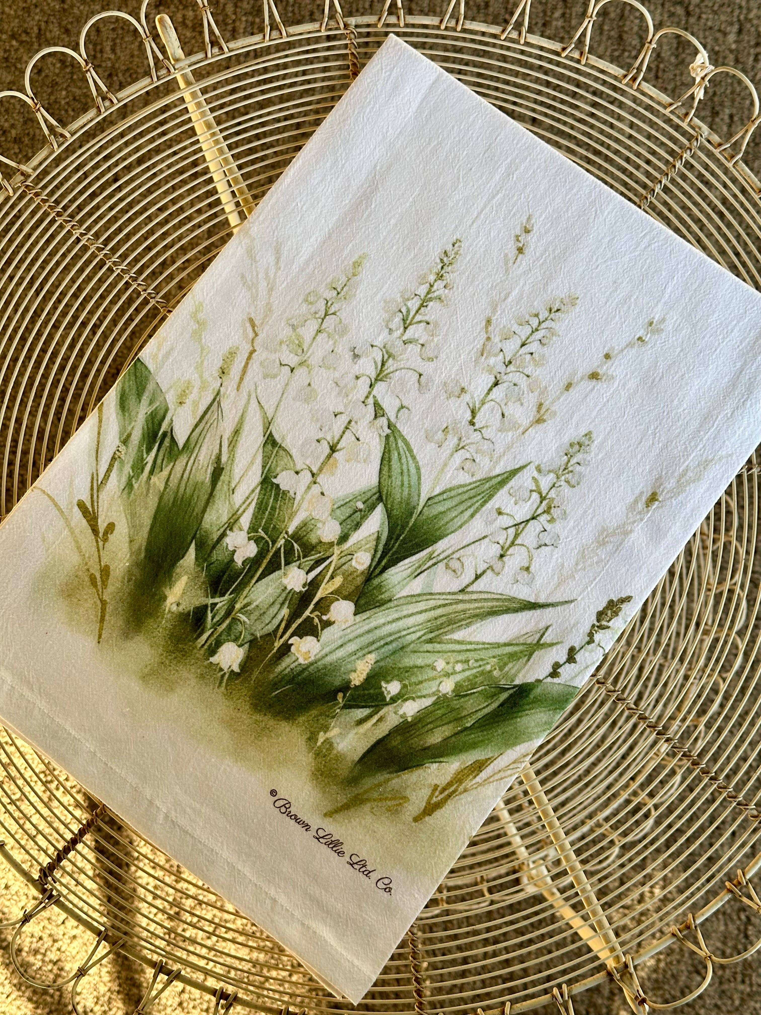 Brown Lillie – wholesale Kökshandduk – Liljekonvalj 28" Bästa Kökshandduk | 100% Ringspunnen Bomull9