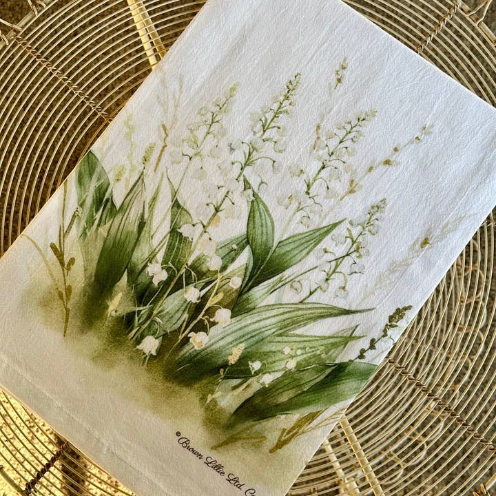 Brown Lillie – wholesale Kökshandduk – Liljekonvalj 28" Bästa Kökshandduk | 100% Ringspunnen Bomull9