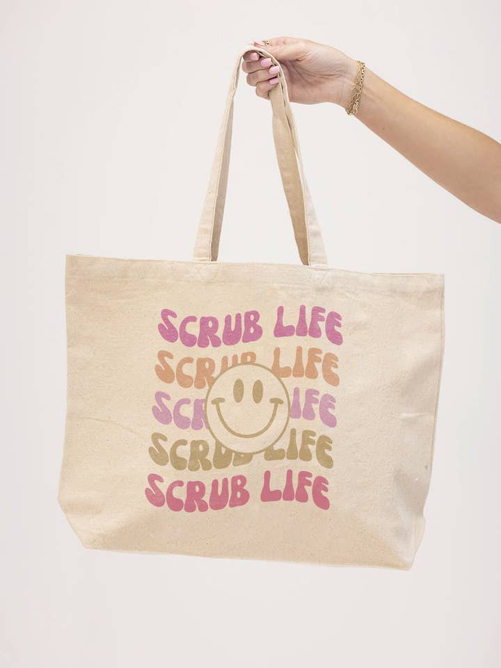 Scrub Life Tote for wholesale by Girl Tribe Co