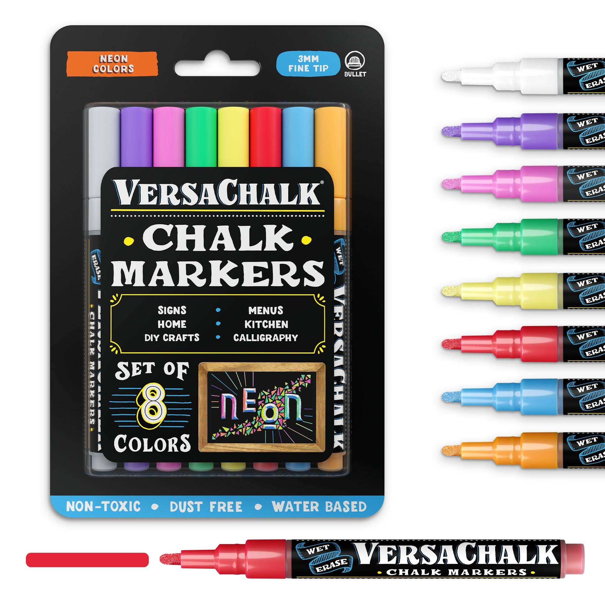 VersaChalk - Wholesale Marker - Neon Liquid Chalk Markers0