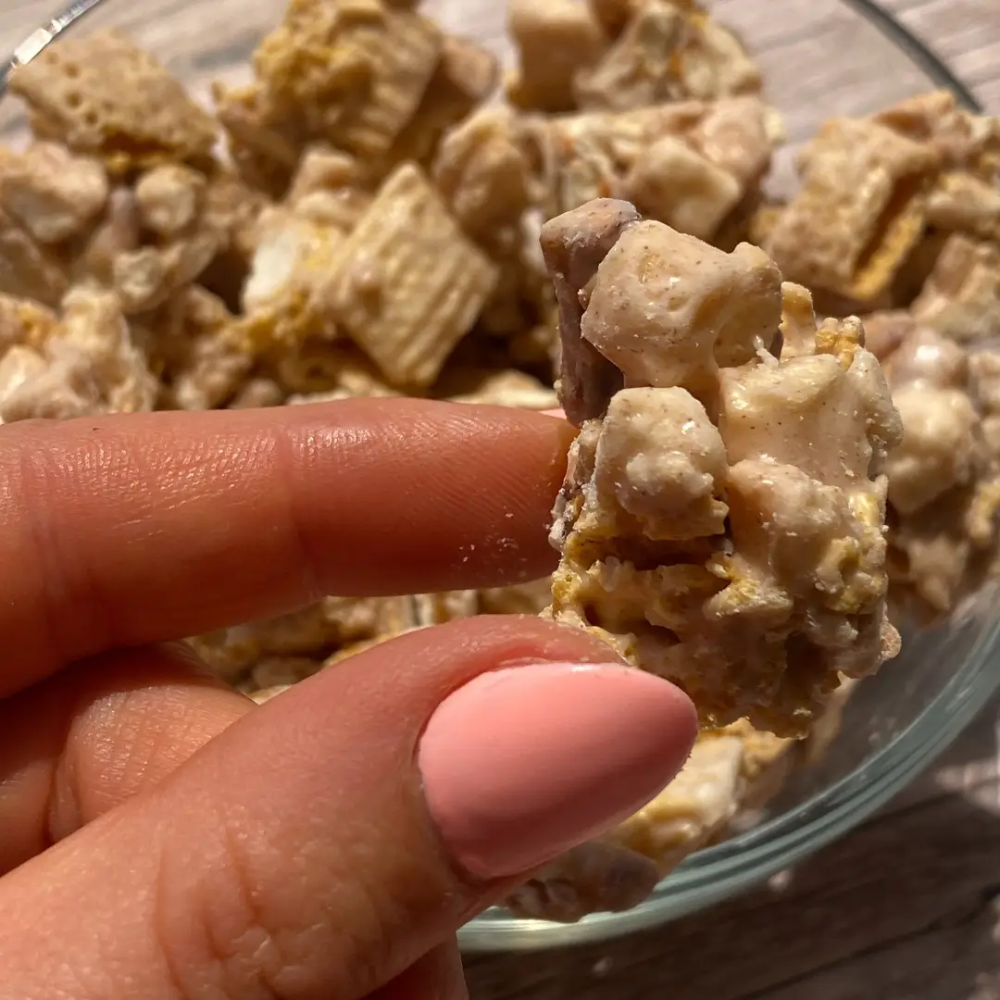 Chunk Nibbles – Engroshandel Saltkringler – Æble Kanel Bidder 120g Pose5