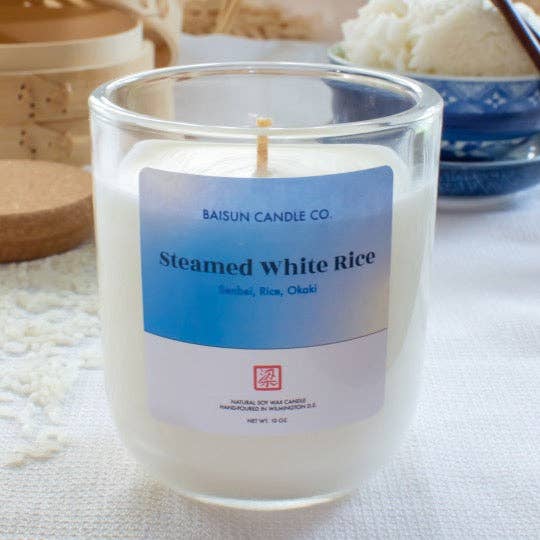 Baisun Candle Co. - Wholesale Travel Candles - Steamed White Rice- Scented Candle5