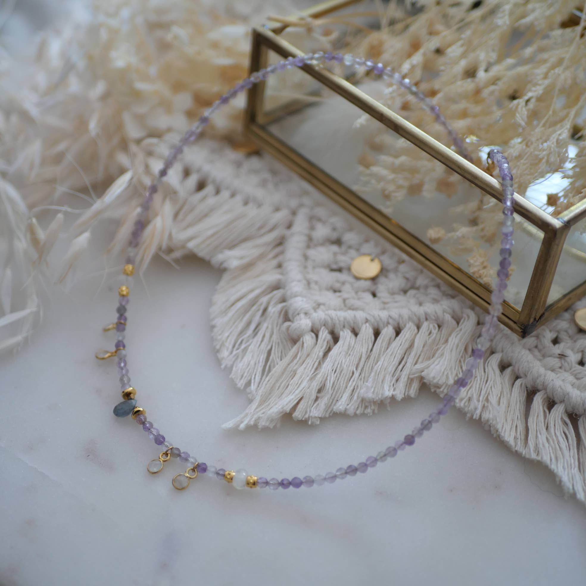 GINANDGER - Vente Collier de perles - COLLIER KRUTI AMETHYST5