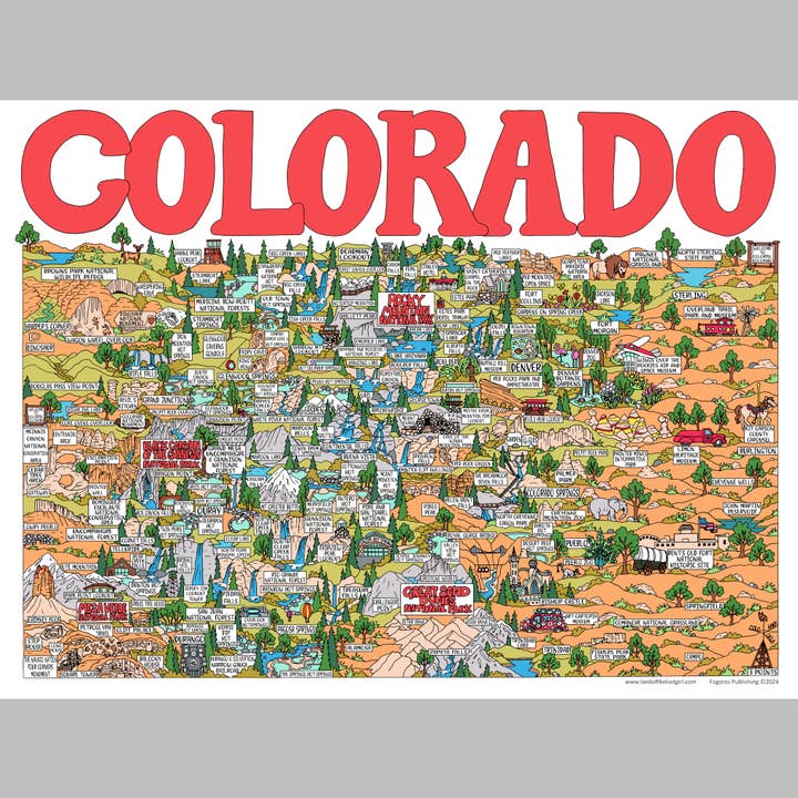 Land Of The Lost Girl - Wholesale Poster - Colorado Adventure Poster6