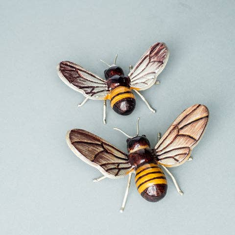 Silver Wing Bee Small 12.5 cm for wholesale by Tilnar Art