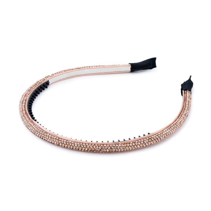 Iskristall pannband Rose guld för wholesale av Halo Luxe