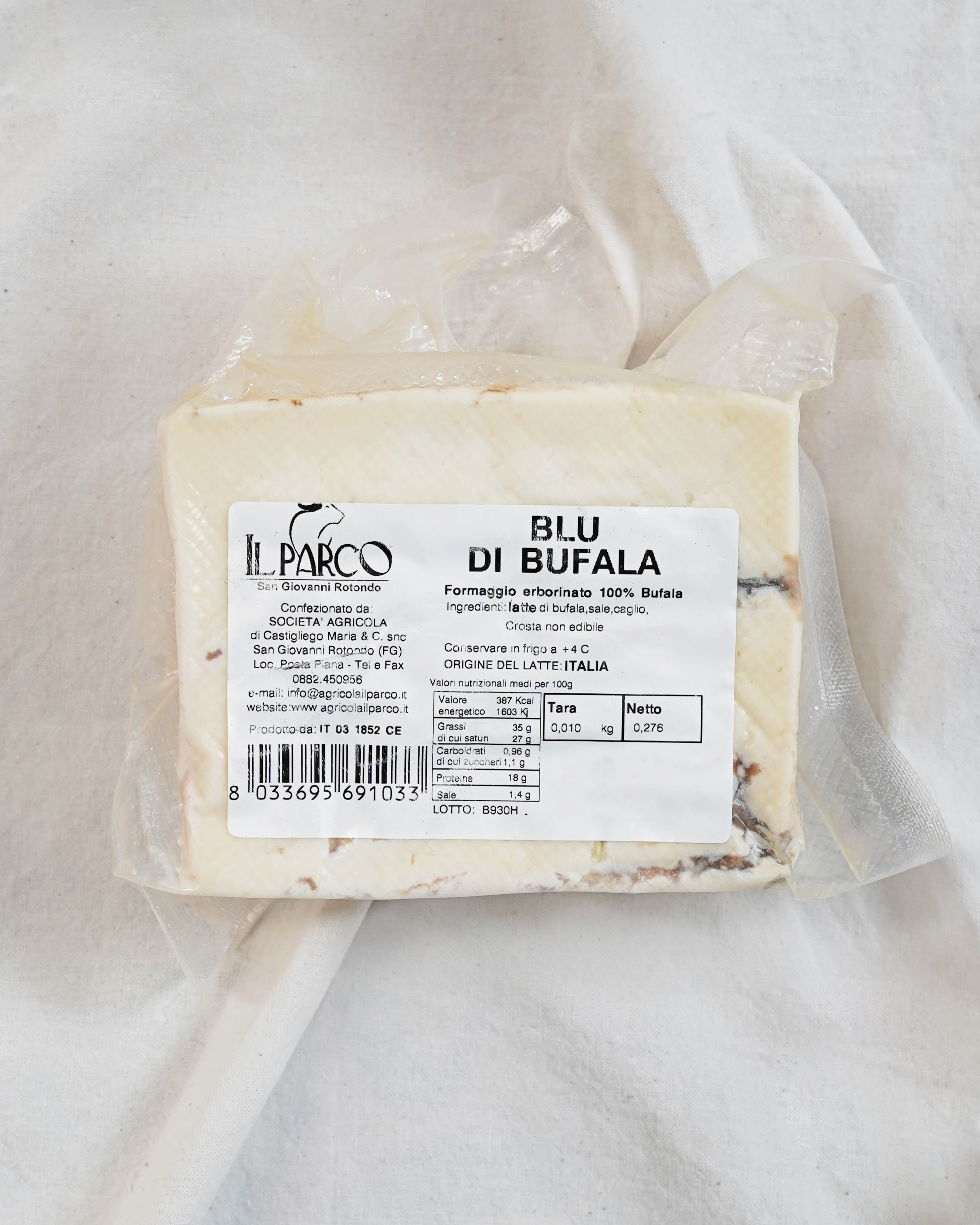 OLIO DI SERRA - Wholesale Cheese - Buffalo Milk Blue Cheese - Blu di Bufala (4kg)2