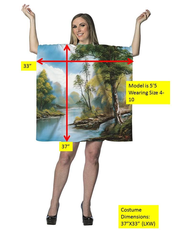 Rasta Imposta - Wholesale Costume - Women's - Landscape Painting Dress1