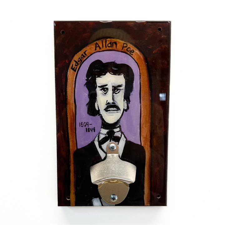 Edgar Allan Poe Flaschenöffner für den Großhandel von SWEET ART ATTACK