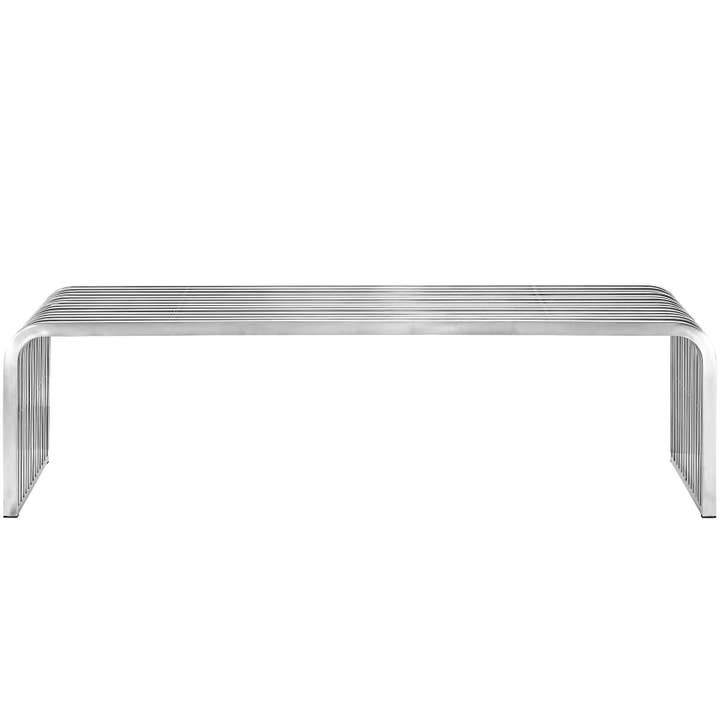 Argent Banc en acier inoxydable Pipe de 60 po en vente sur Faire2