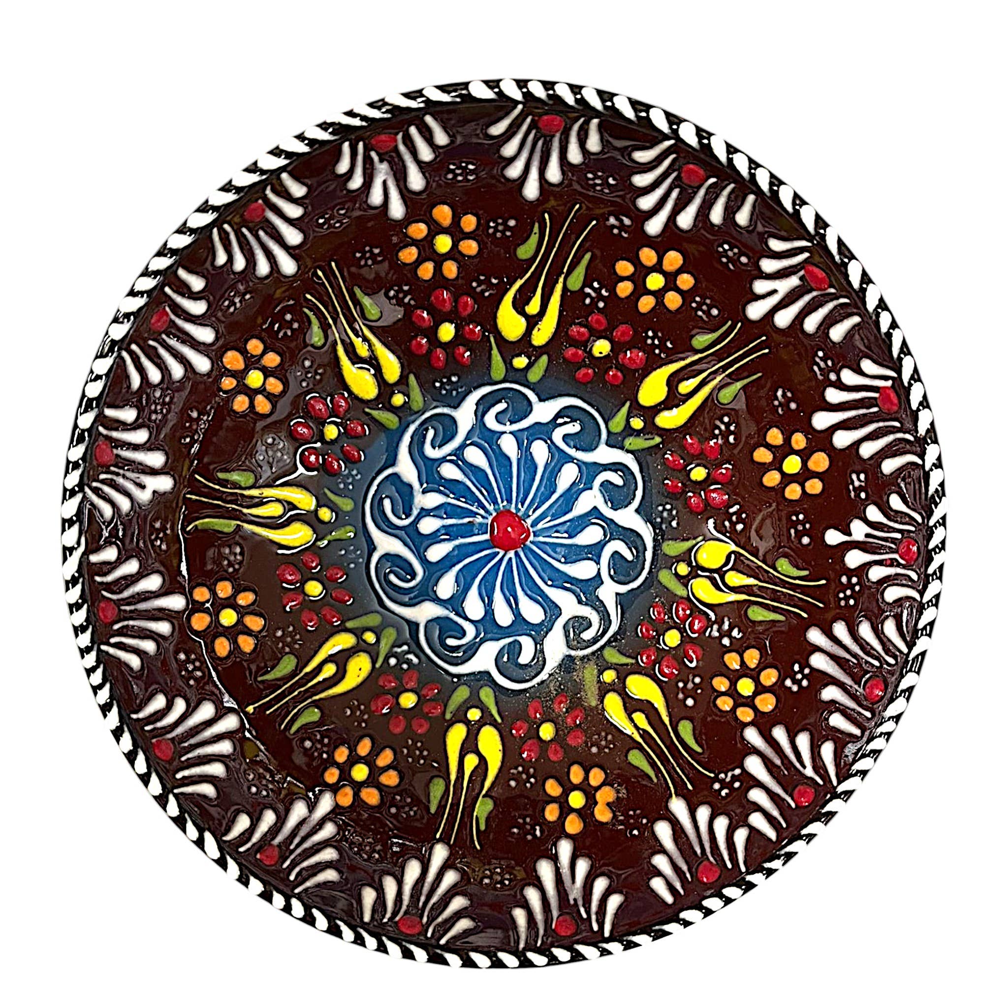 Import Corner - Wholesale Bowl - 39610: 10" ROUND CERAMIC EMBOSSED BOWL1