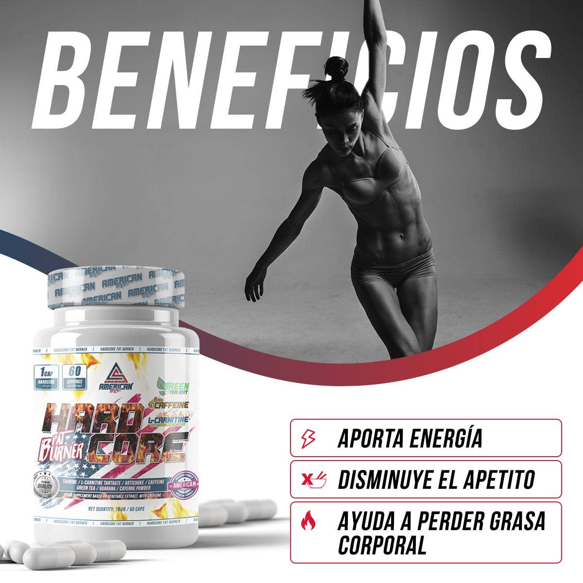AMERICAN SUPLEMENT S.L. - Wholesale Oral Supplement/Vitamin - AS American Supplement | HardCore Fat Burner | Fat Burner1