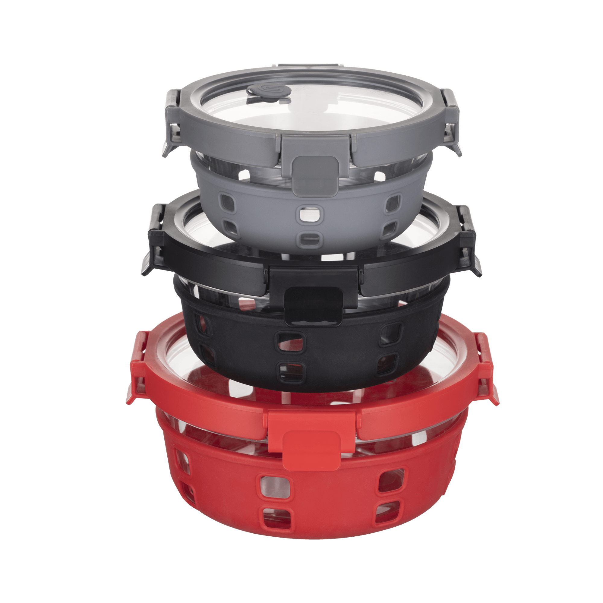 Genicook Product LLC – wholesale Food storage container – Glass Containers + Lids Set3