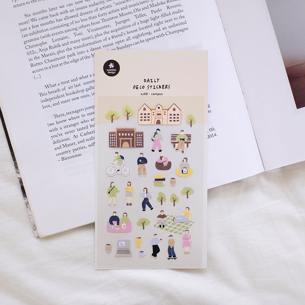 Suatelier Daily Deco Sticker - Campus