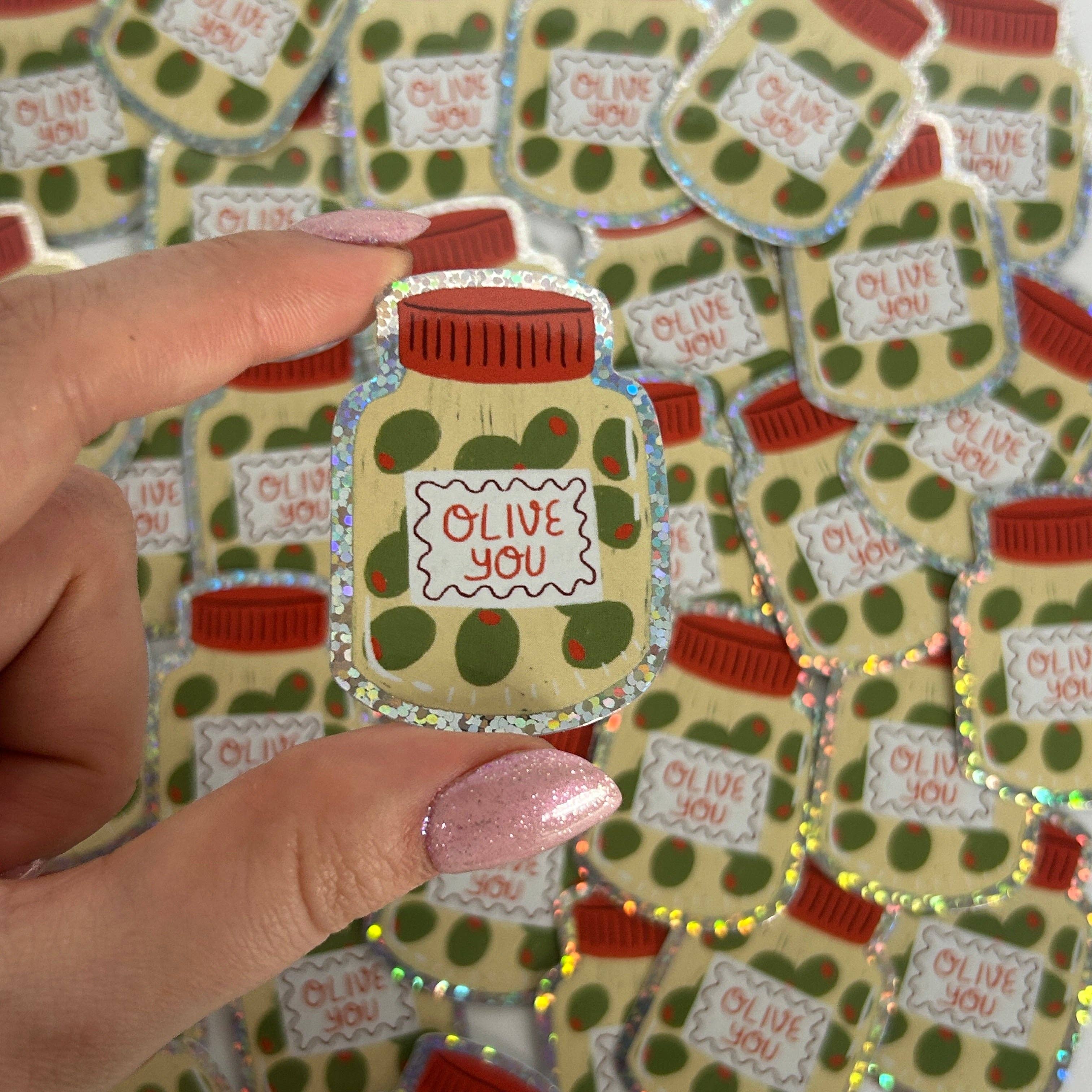 Nany Craft Shop - Wholesale Sticker - Sticker Olive You2