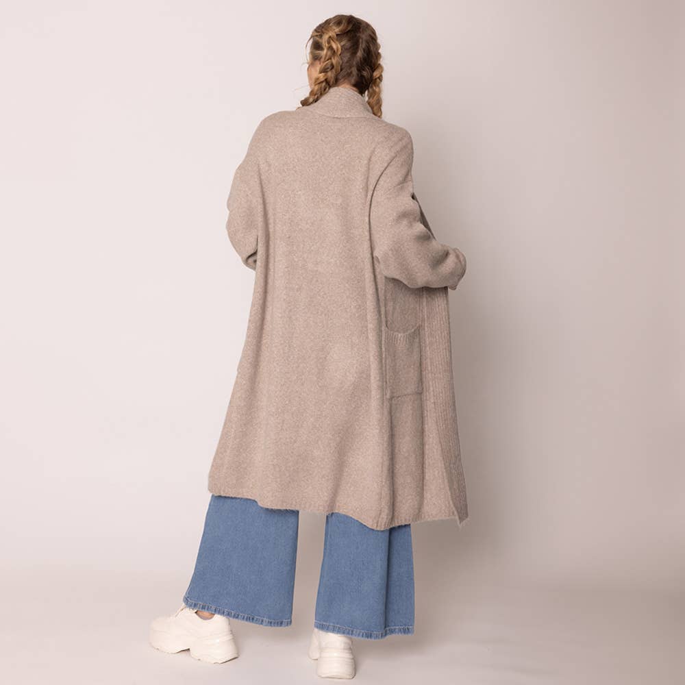 Sensibling Corp. - Venta al por mayor Cárdigan - Mujer - Cárdigan con cuello de chal
7