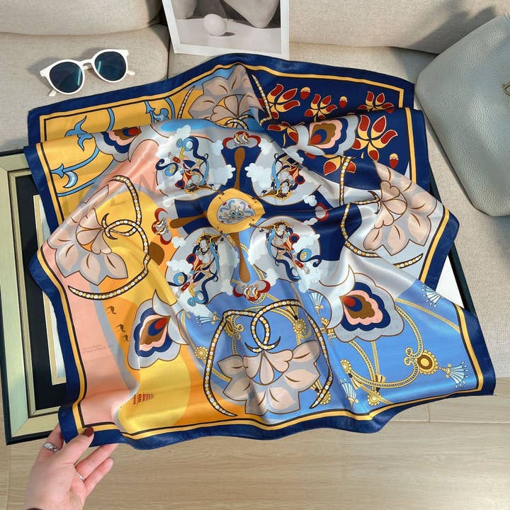 Marayn - Wholesale Scarf - Women's - Luxurious Silk Scarf Beautiful Colors Versatile Style8