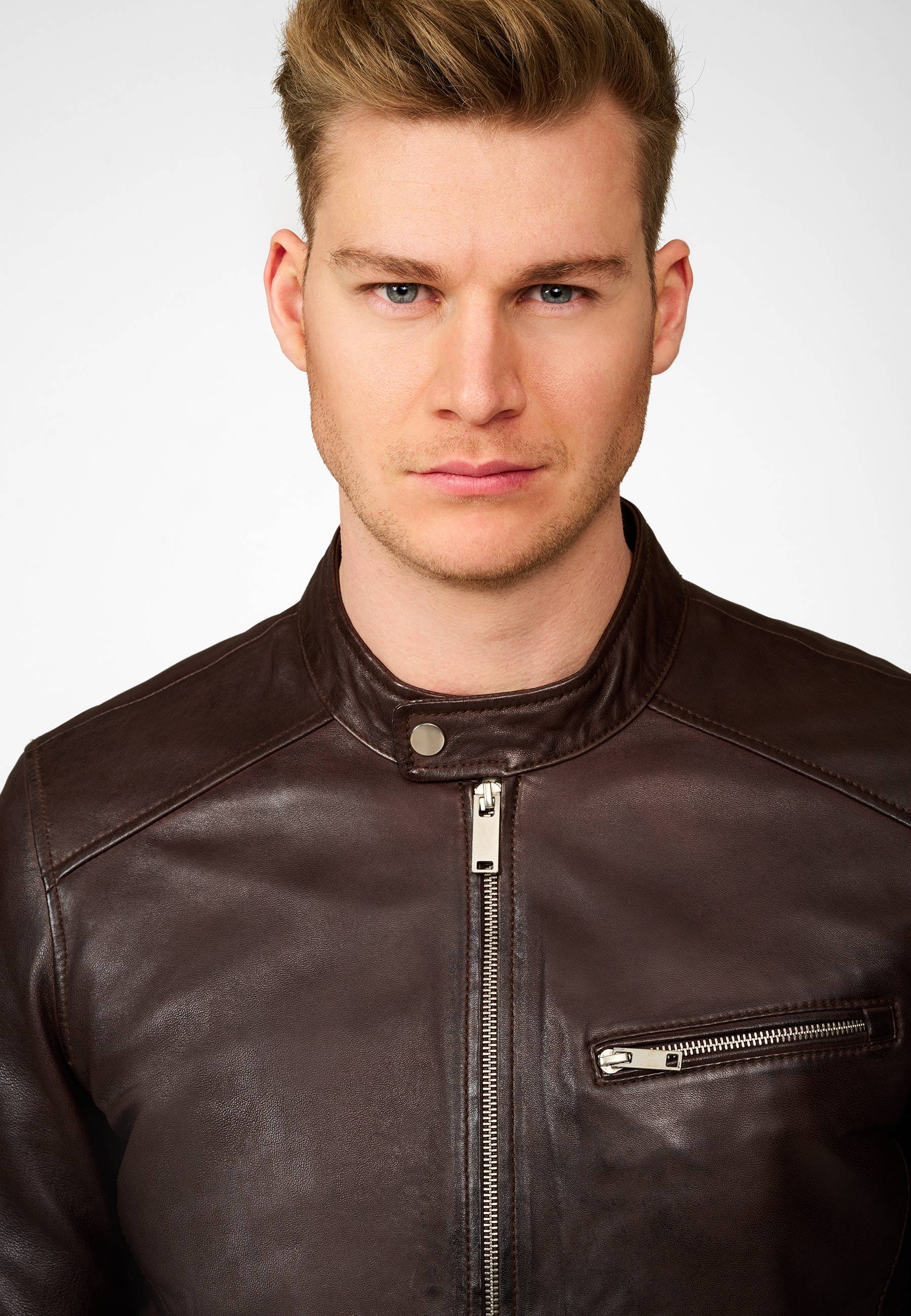 Ricano – Engroshandel Motorcykeljakke - Herre – Herre læderjakke Andre - vegetabilsk garvet lammeskind10