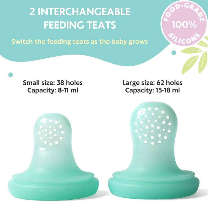 Vesta Baby - Wholesale Feeding Set - Baby - Baby Fruit Feeder Soft Silicone Food Nibbler Teether Set5