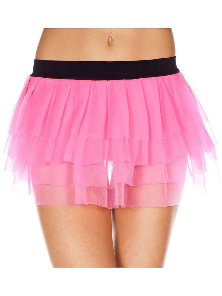 Music Legs Lagdelt Tyll Nederdel ML765 for engroshandel hos Lingerie Mart