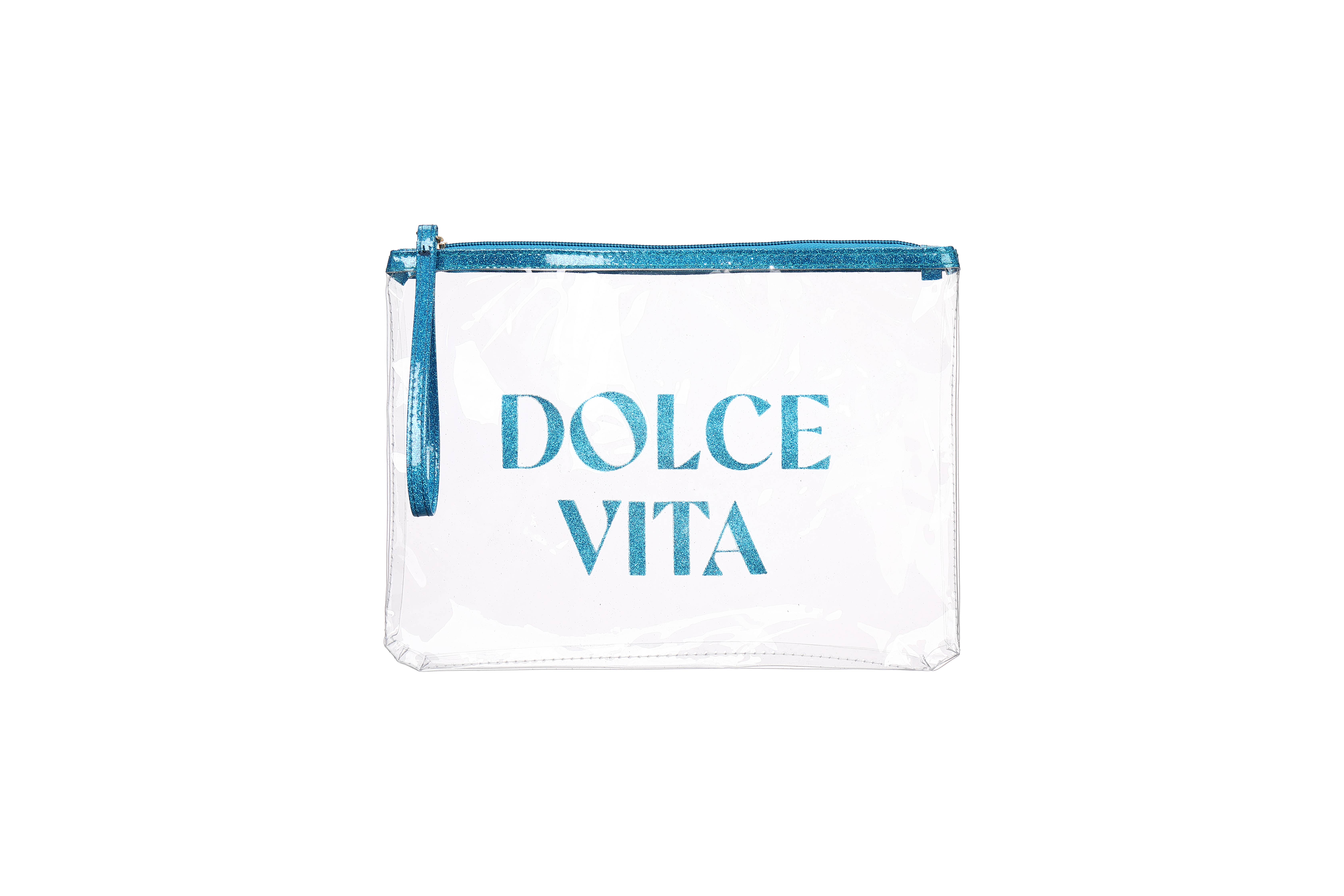 STELLA GREEN - Wholesale Flip Flops - Women's - Glittery Flip-Flops with Transparent Pouch2