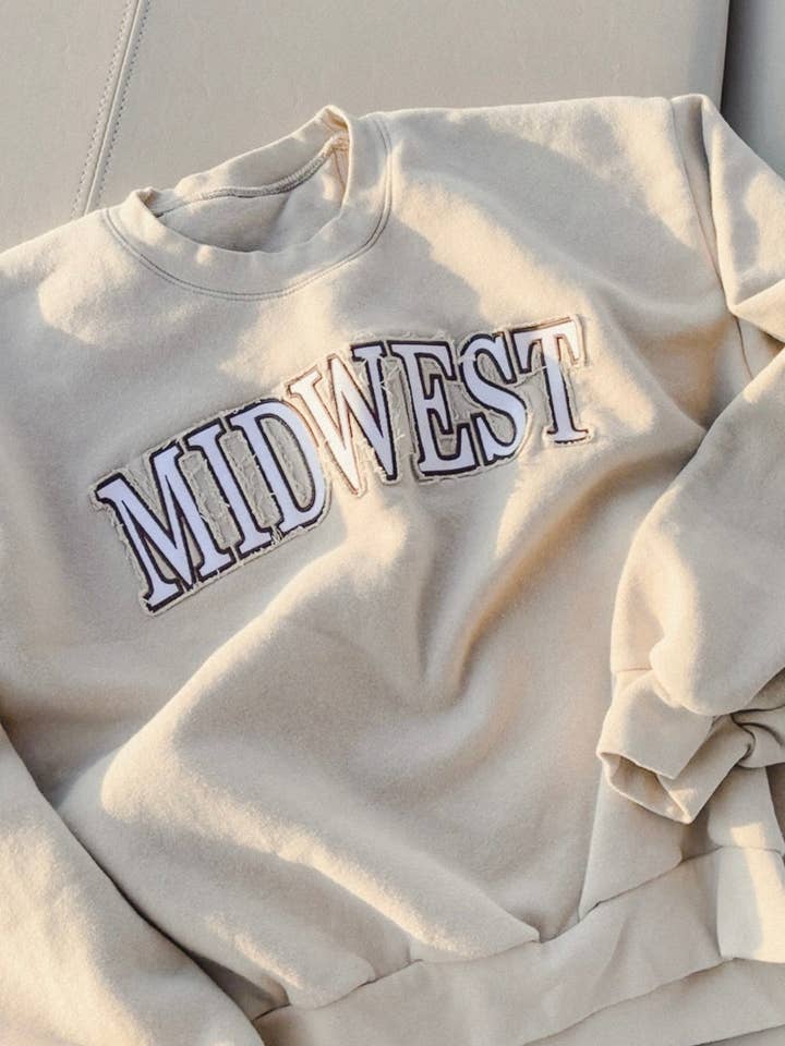 Midwest Crewneck - Sweatshirt for wholesale by Ruth Artistry & Decor LLC