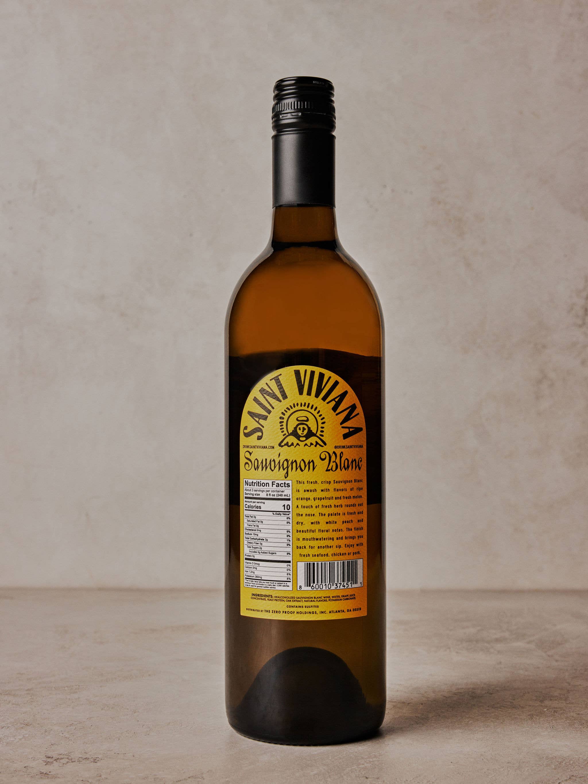 Wholesale Saint Viviana Non-Alcoholic Sauvignon Blanc for your store - Faire