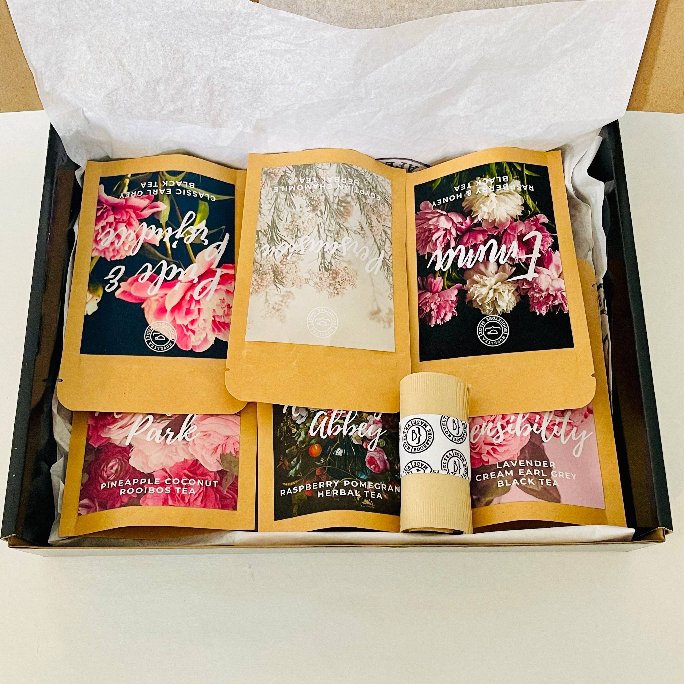 NovelTea Bookstore & Gifts – wholesale Loose tea – Jane Austen Inspired Loose Leaf Tea Collection Box3